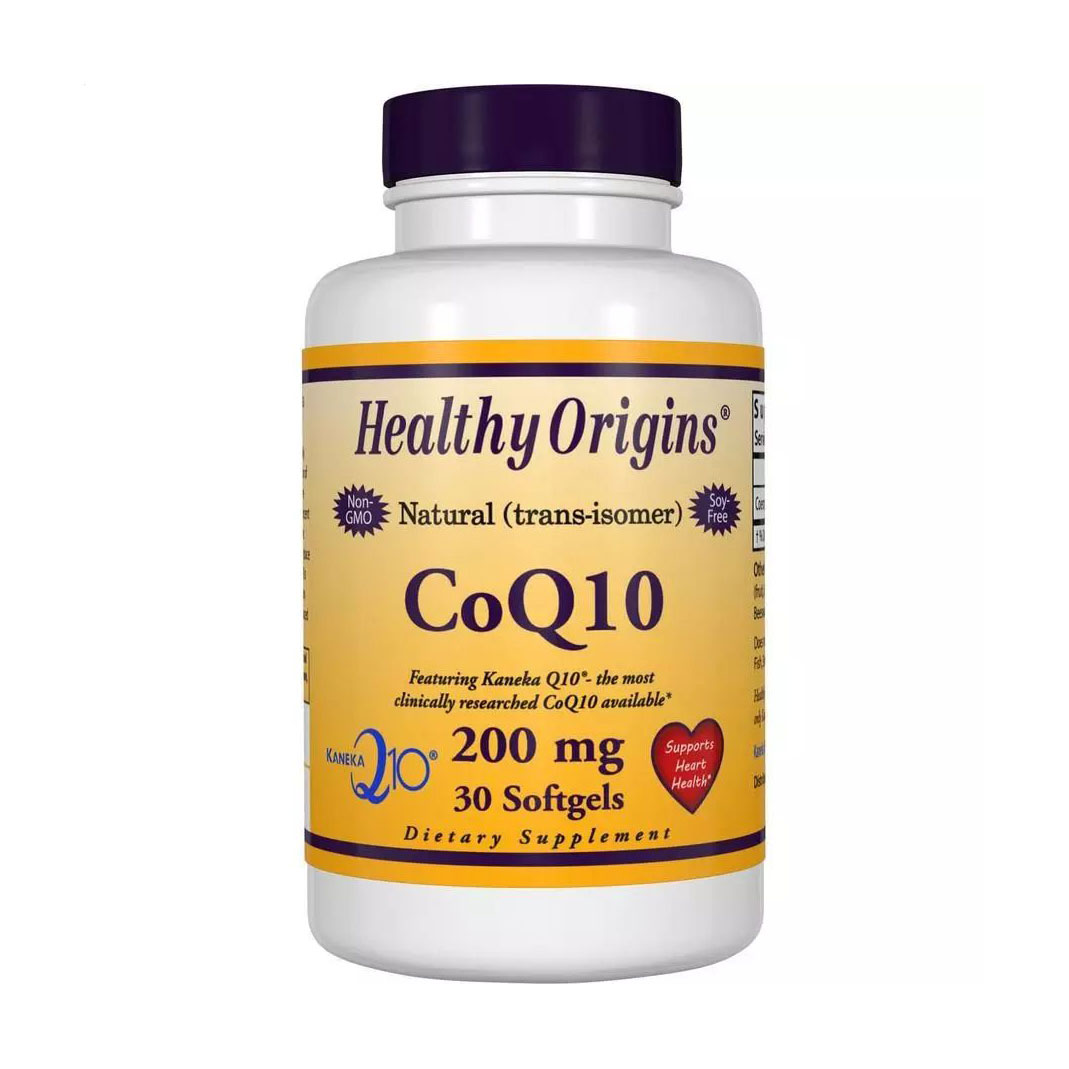 Коензим Q10 Healthy Origins Coenzyme Q10 200 мг, 30 желатинових капсул